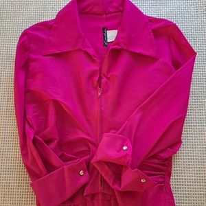 Lillie Rubin Dressy Rose Pink Blouse